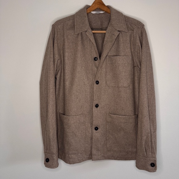NWOT Anian Metchosin Coat Shirt Jacket in Elk - Picture 3 of 8